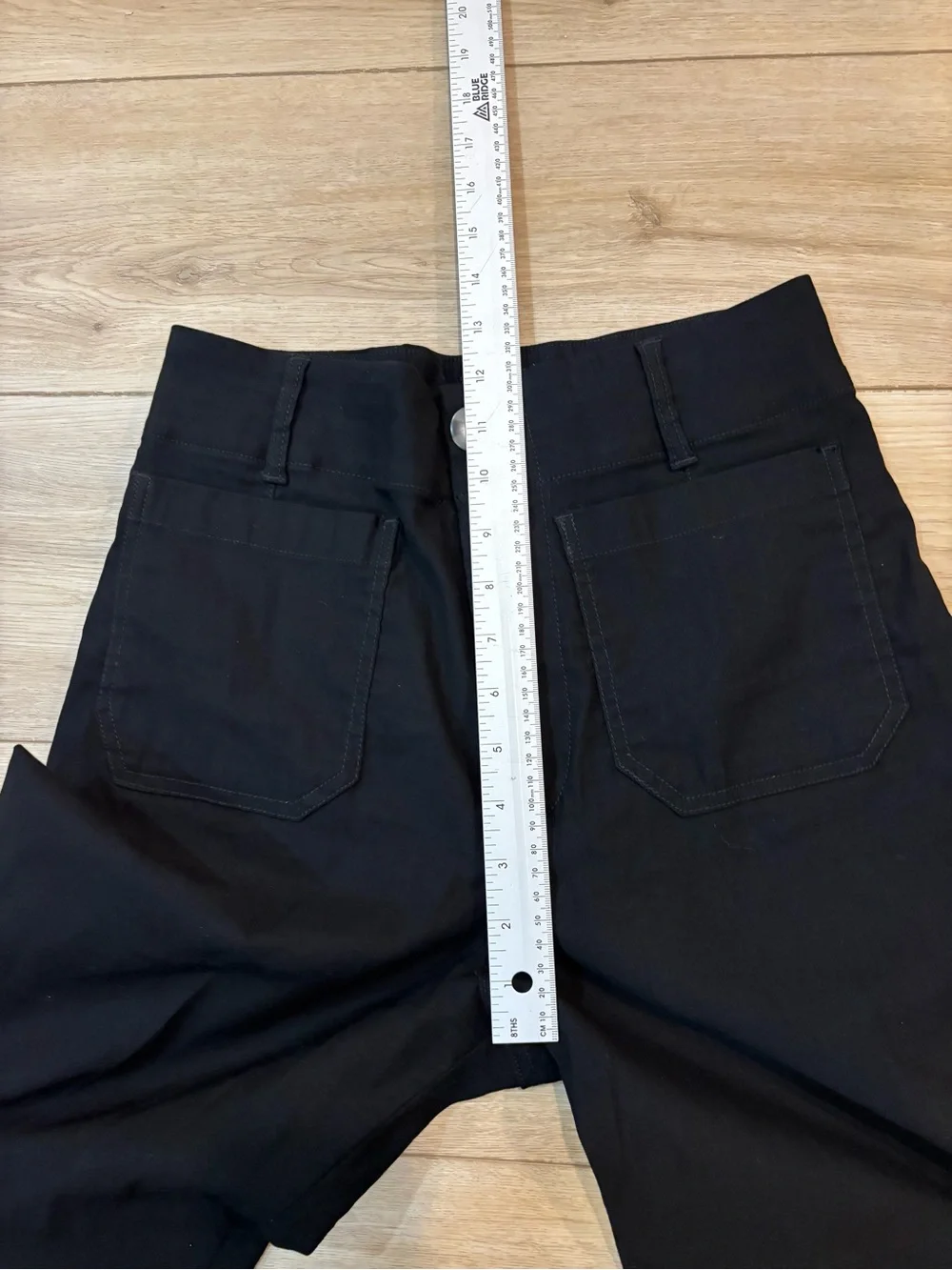 Maeve Colette Crop black size 27 viscose linen cotton blend - Picture 9 of 10